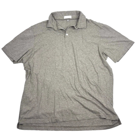 Peter Millar Crown Soft Golf Polo Shirt Mens Large Brown Striped - Picture 2 of 7